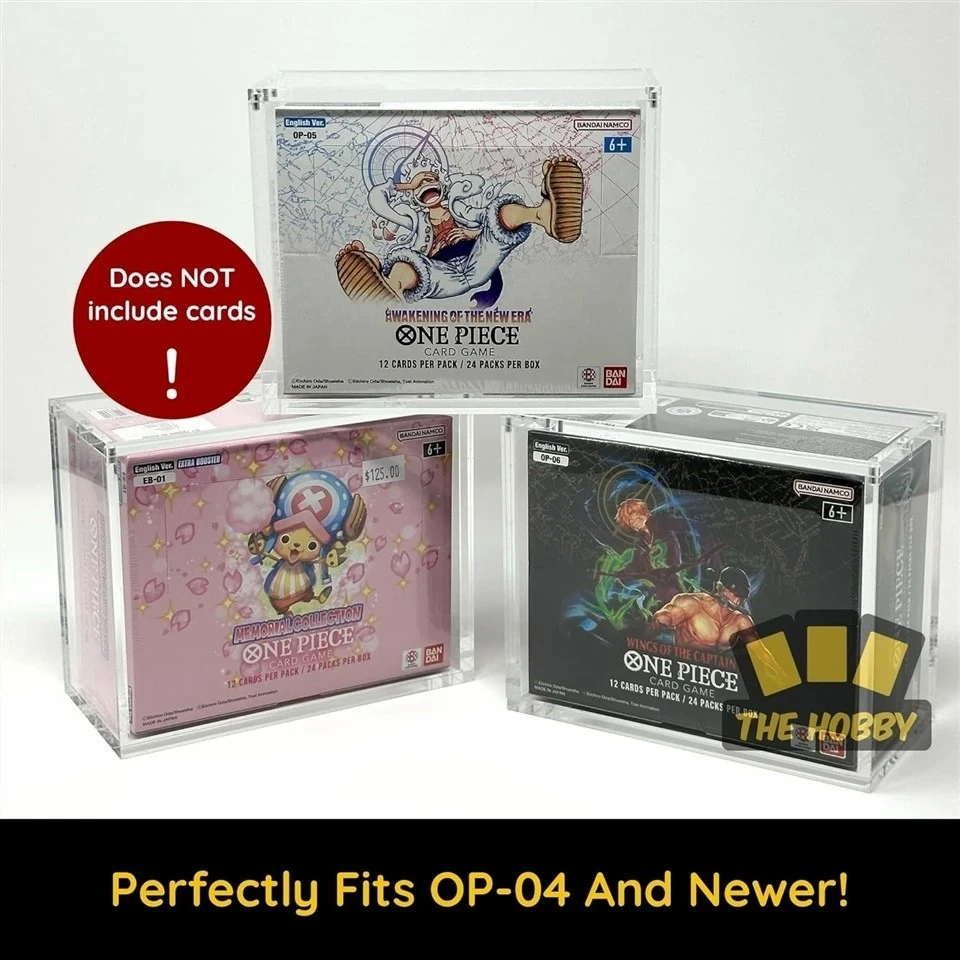 Acrylic Display Case For One Piece OP-05 Booster Box suppliers