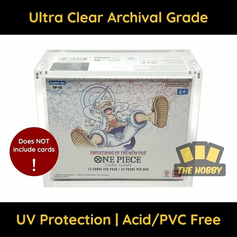 Acrylic Display Case For One Piece OP-05 Booster Box factory