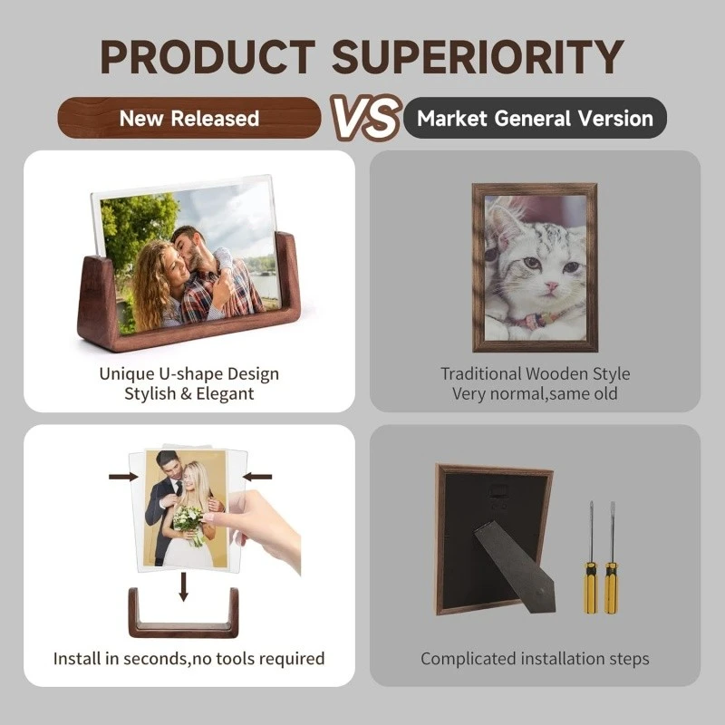 Beech-edged Acrylic Picture Frame best